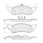 Centric 300.05290 Disc Brake Pad Set - Front - view 6