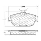 Centric 300.05420 Disc Brake Pad Set - Front - view 6
