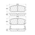 Centric 300.05800 Disc Brake Pad Set - Rear - view 5