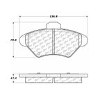 Centric 300.06000 Disc Brake Pad Set - Front - view 6