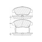 Centric 300.06210 Disc Brake Pad Set - Front - view 6