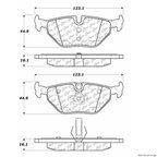 Centric 300.06920 Disc Brake Pad Set - Rear - view 1