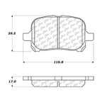 Centric 300.07070 Disc Brake Pad Set - Front - view 7