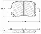 Centric 300.07070 Disc Brake Pad Set - Front - view 6