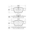 Centric 300.07100 Disc Brake Pad Set - Front - view 6