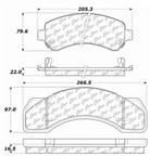 Centric 300.07170 Disc Brake Pad Set - Front or Rear - view 5