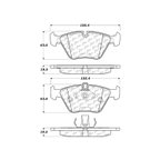 Centric 300.07250 Disc Brake Pad Set - Front - view 6