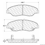 Centric 300.07740 Disc Brake Pad Set - Front - view 1