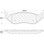 Centric 300.07770 Disc Brake Pad Set - Front or Rear - view 4