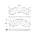 Centric 300.07860 Disc Brake Pad Set - Front or Rear - view 4