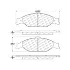 Centric 300.08040 Disc Brake Pad Set - Front - view 2