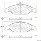 Centric 300.08040 Disc Brake Pad Set - Front - view 1