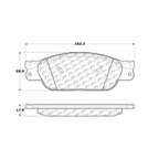 Centric 300.08050 Disc Brake Pad Set - Front - view 5