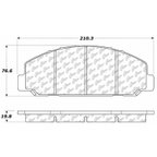 Centric 300.08270 Disc Brake Pad Set - Front - view 4