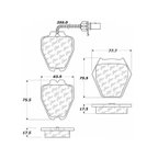 Centric 300.08390 Disc Brake Pad Set - Front - view 5