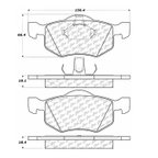 Centric 300.08430 Disc Brake Pad Set - Front - view 6
