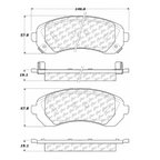 Centric 300.08440 Disc Brake Pad Set - Front - view 6