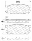 Centric 300.08910 Disc Brake Pad Set - Rear - view 5