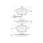 Centric 300.09151 Disc Brake Pad Set - Front - view 6