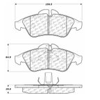 Centric 300.09500 Disc Brake Pad Set - Front - view 5