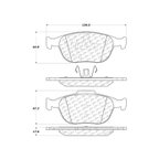 Centric 300.09700 Disc Brake Pad Set - Front - view 6