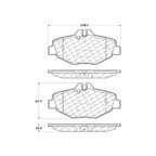 Centric 300.09870 Disc Brake Pad Set - Front - view 6