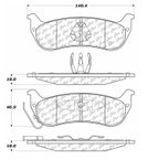 Centric 300.09980 Disc Brake Pad Set - Rear - view 6