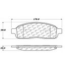 Centric 300.10110 Disc Brake Pad Set - Front - view 6
