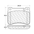 Centric 300.11210 Disc Brake Pad Set - Front - view 6