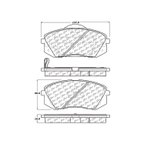 Centric 300.12950 Disc Brake Pad Set - Front - view 6
