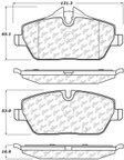 Centric 300.13080 Disc Brake Pad Set - Front - view 5