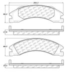 Centric 300.13290 Disc Brake Pad Set - Rear - view 5