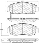 Centric 300.15060 Disc Brake Pad Set - Front - view 1