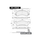 Centric 301.00520 Disc Brake Pad Set - Front - view 6