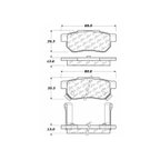 Centric 301.03740 Disc Brake Pad Set - Front or Rear - view 6