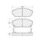 Centric 301.04090 Disc Brake Pad Set - Front - view 6