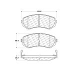 Centric 301.04220 Disc Brake Pad Set - Front - view 6