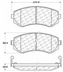 Centric 301.04220 Disc Brake Pad Set - Front - view 5