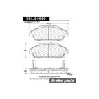 Centric 301.04960 Disc Brake Pad Set - Front - view 4