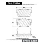 Centric 301.05370 Disc Brake Pad Set - Front or Rear - view 6