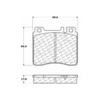 Centric 301.05770 Disc Brake Pad Set - Front - view 6