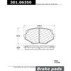 Centric 301.06350 Disc Brake Pad Set - Front - view 6