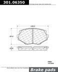 Centric 301.06350 Disc Brake Pad Set - Front - view 1