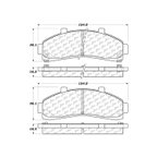 Centric 301.06520 Disc Brake Pad Set - Front - view 7