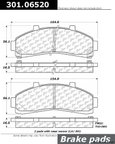 Centric 301.06520 Disc Brake Pad Set - Front - view 1
