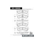 Centric 301.06660 Disc Brake Pad Set - Rear - view 5