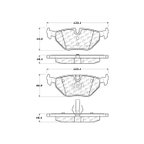 Centric 301.06920 Disc Brake Pad Set - Rear - view 7