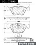 Centric 301.07250 Disc Brake Pad Set - Front - view 1