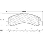 Centric 301.07560 Disc Brake Pad Set - Front - view 7