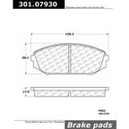 Centric 301.07930 Disc Brake Pad Set - Front - view 6